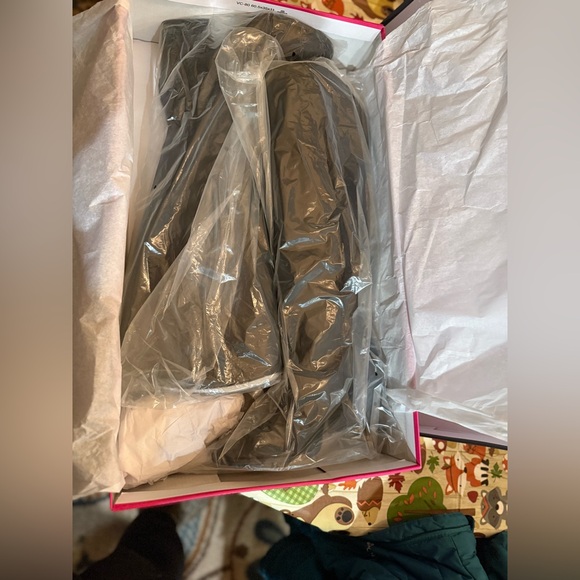 Vince Camuto Leila Black Knee High Boots (Wide Calf) - Picture 8 of 12